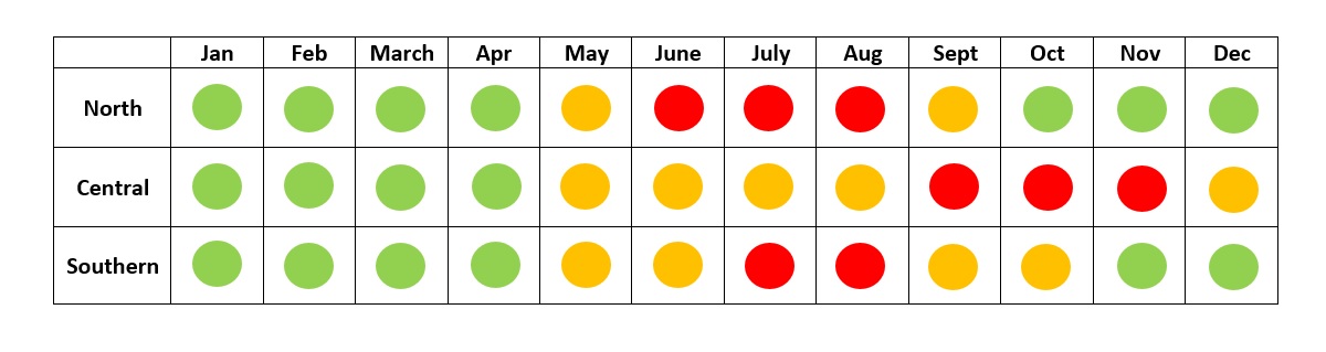Best time to visit Vietnam