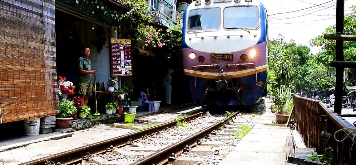 Hanoi train street
