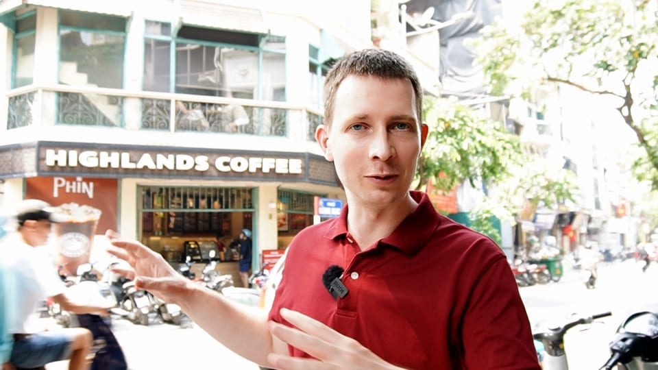 Highlands coffee in Vietnam